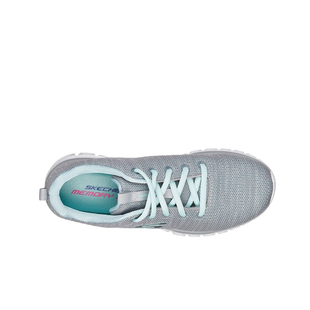 Afbeelding van Skechers Graceful-Twisted Fortune Grijs-Mint