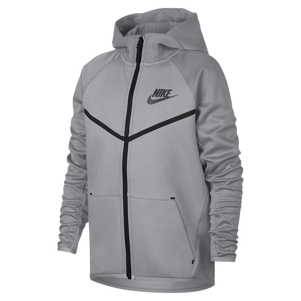 Afbeelding van Nike Sportswear Tech Fleece Windrunner Wolf Grey KIds