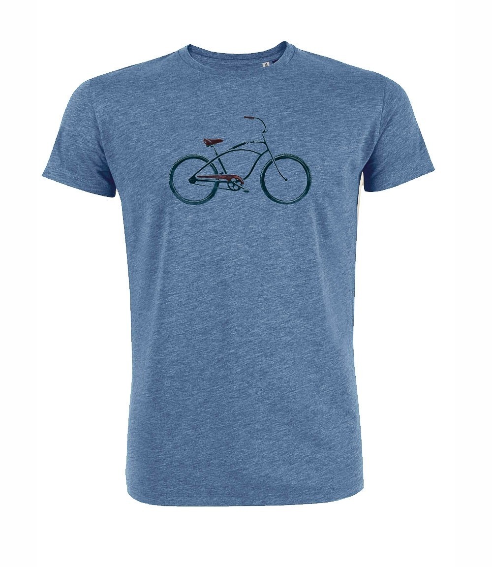 T-shirt Beach Cruiser Heather Blauw T-shirt Beach Cruiser Heather Blauw