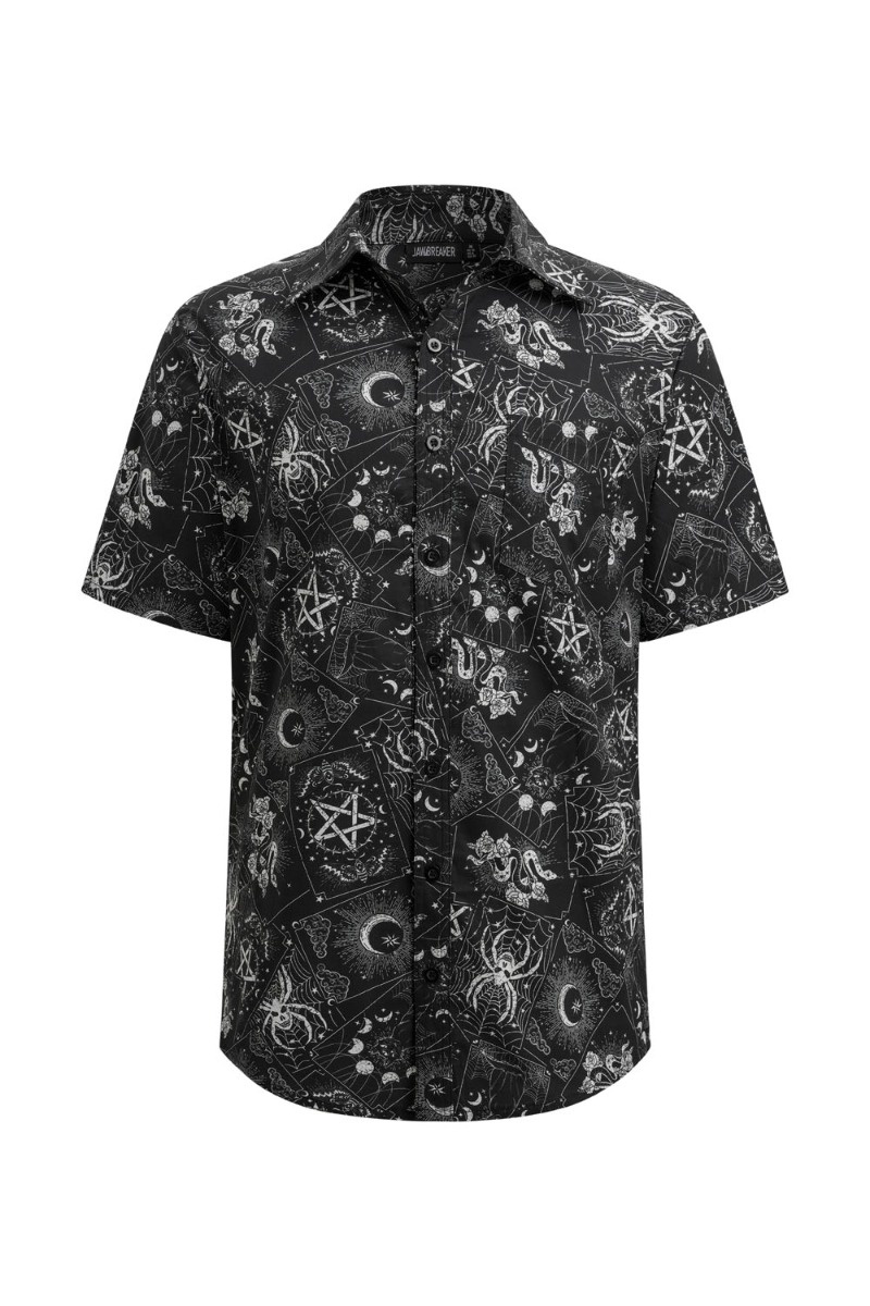 Jawbreaker | Overhemd met korte mouw en Tarot style print