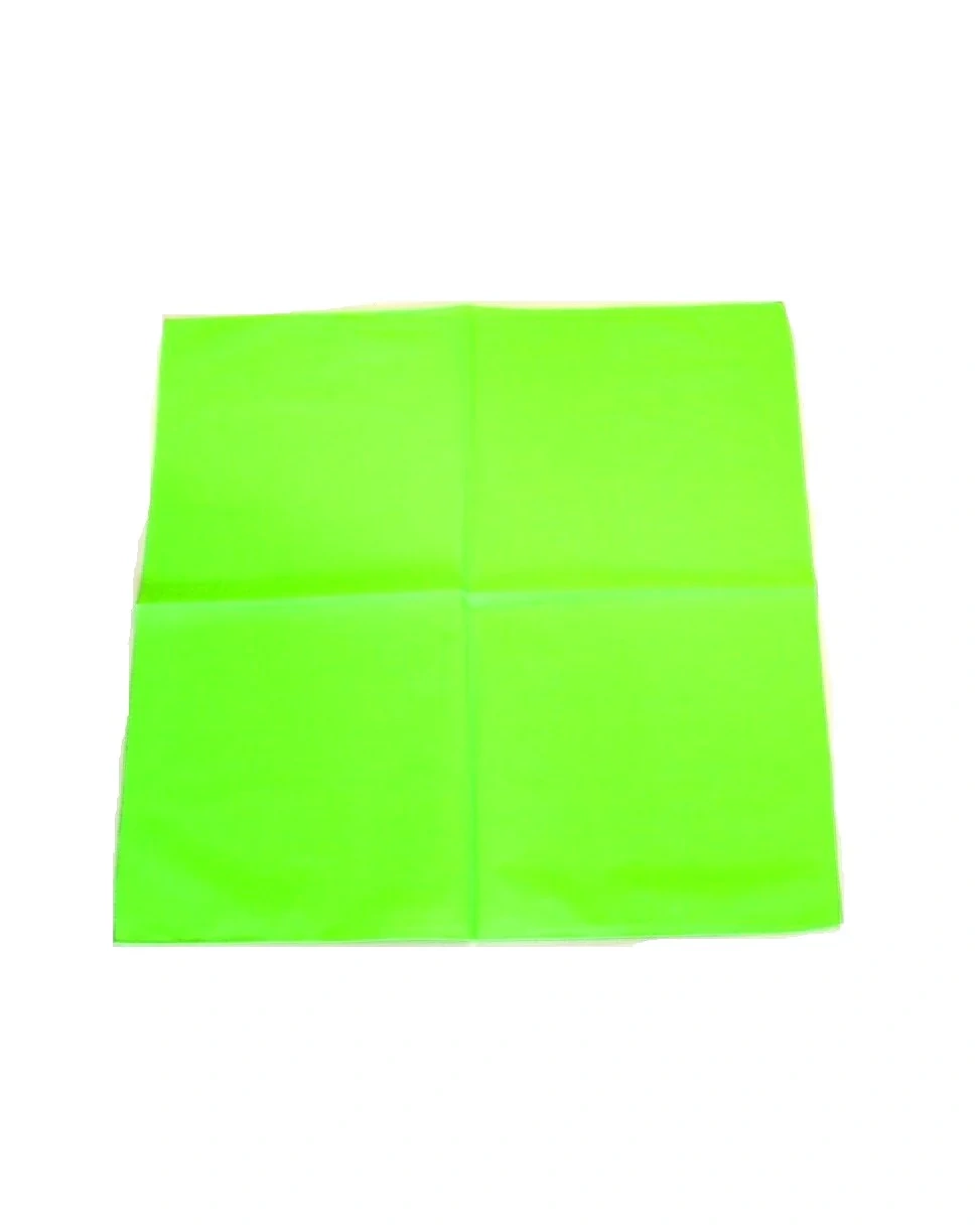 Zacharia | Bandana effen neon groen