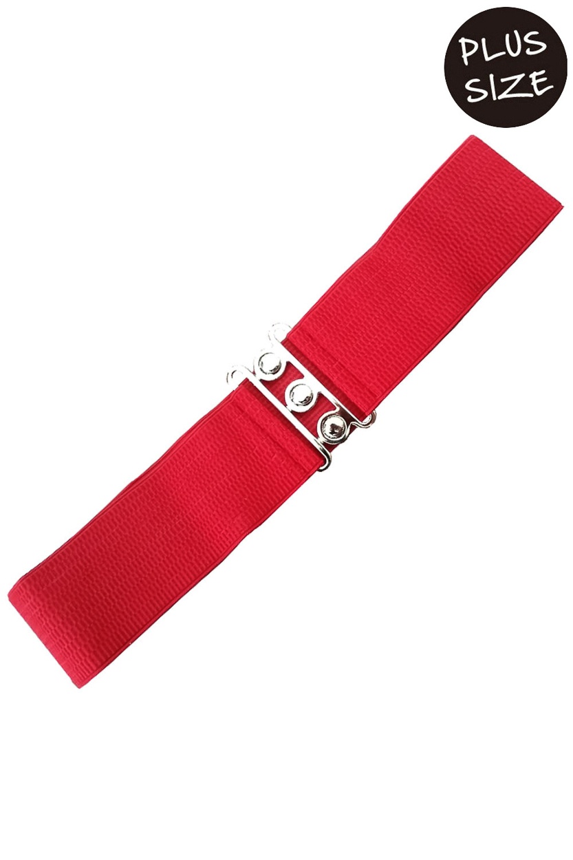 Banned | Elastiekriem Vintage, rood - Queensize