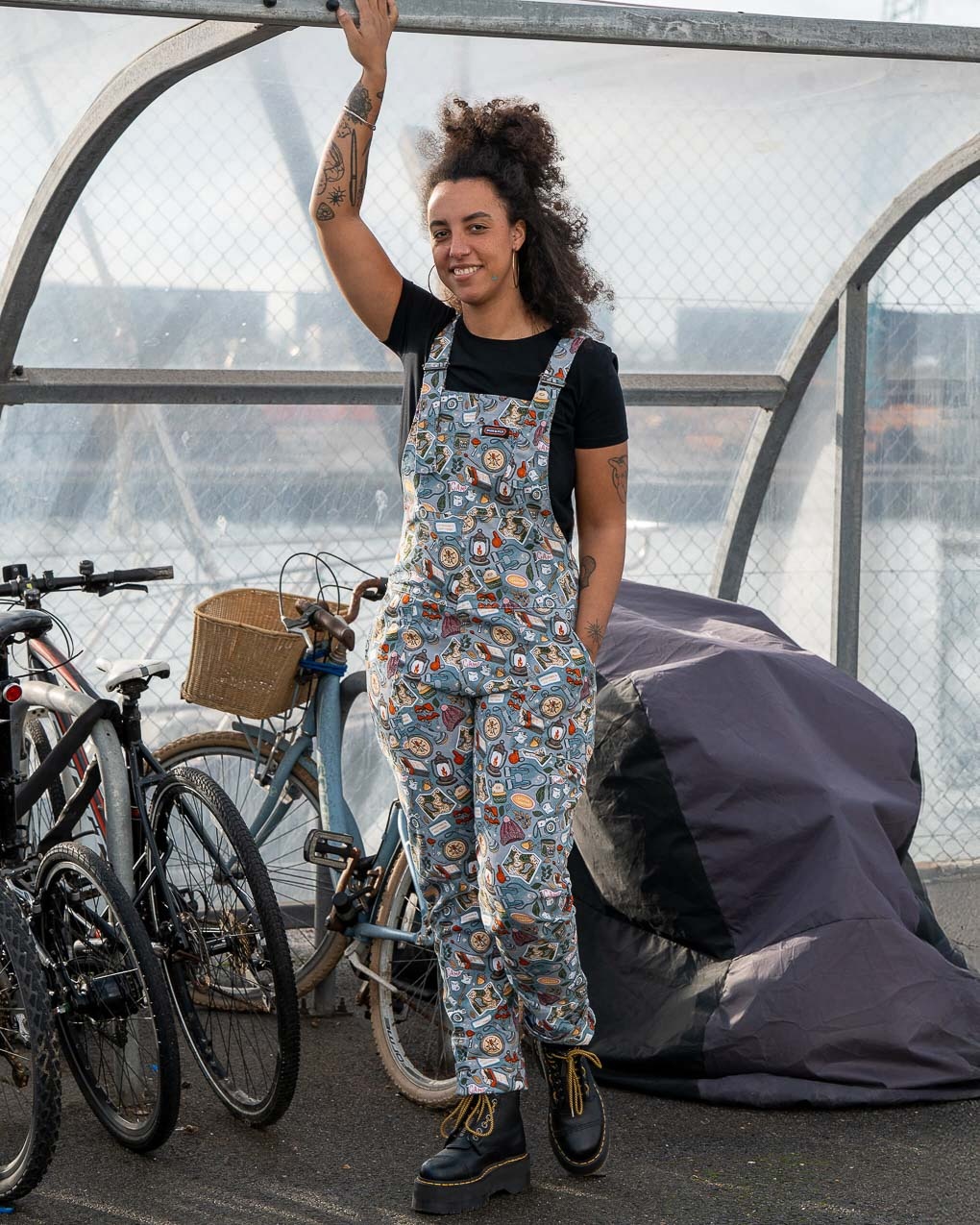 Run & Fly | Tuinbroek, Camp club stretch twill