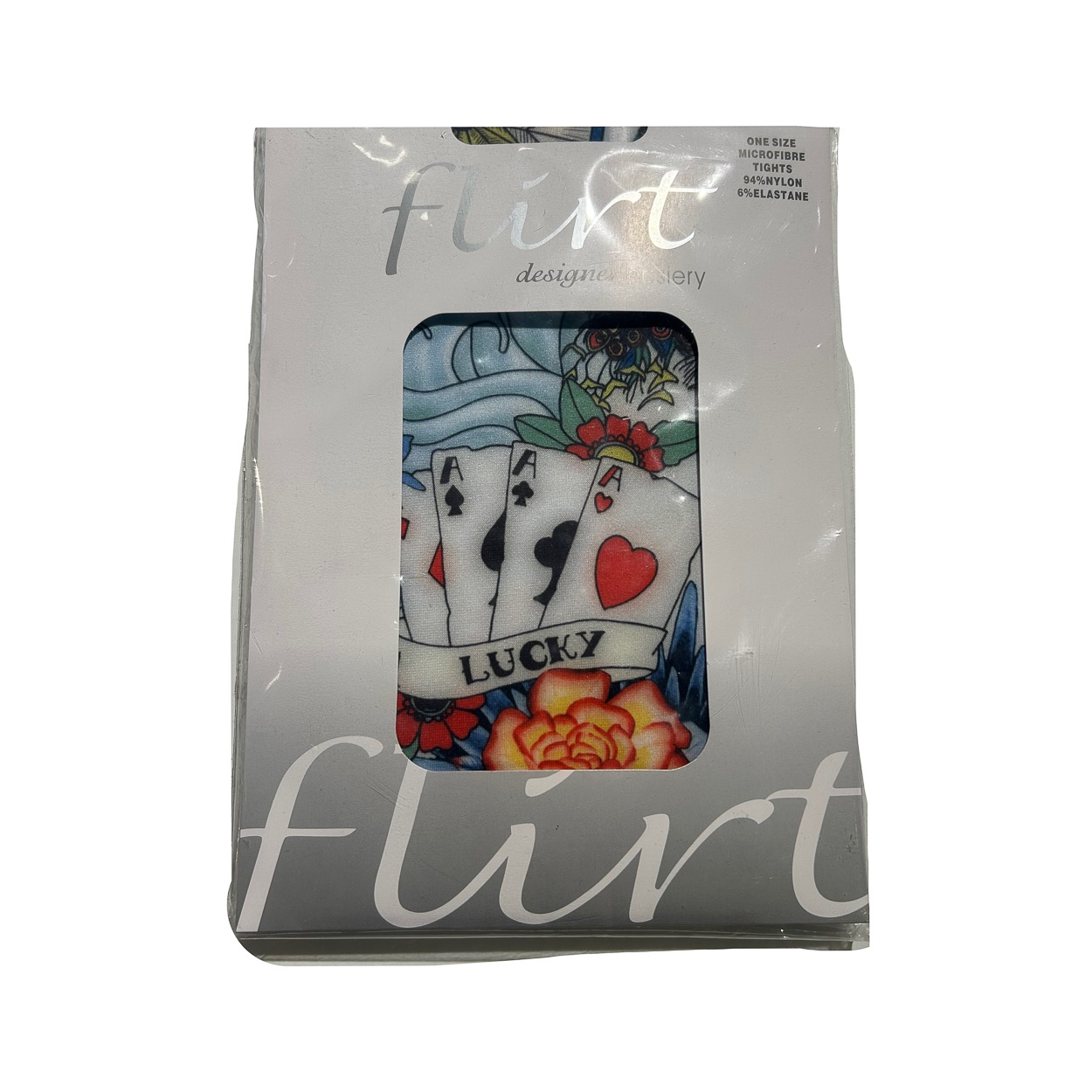 Flirt | Panty met kleurrijk Lucky kaartspel print