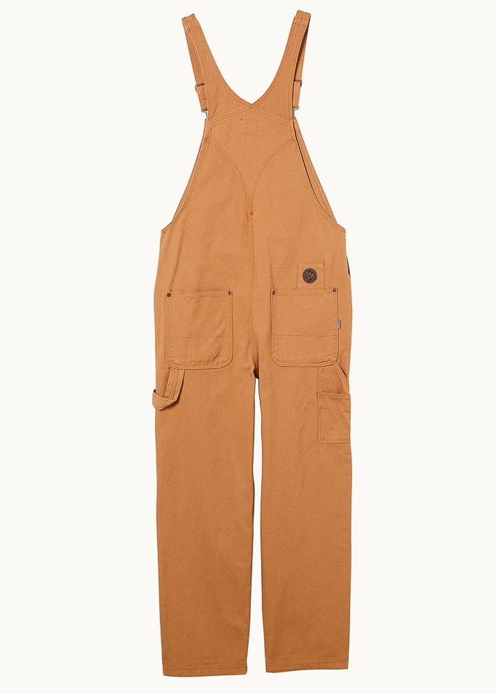 Chet Rock | Bruine heren tuinbroek Stan, met front pocket en steekzakken