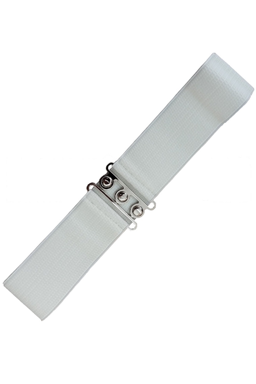 Banned | Elastiek riem Vintage, wit Banned | Elastiek riem Vintage, wit