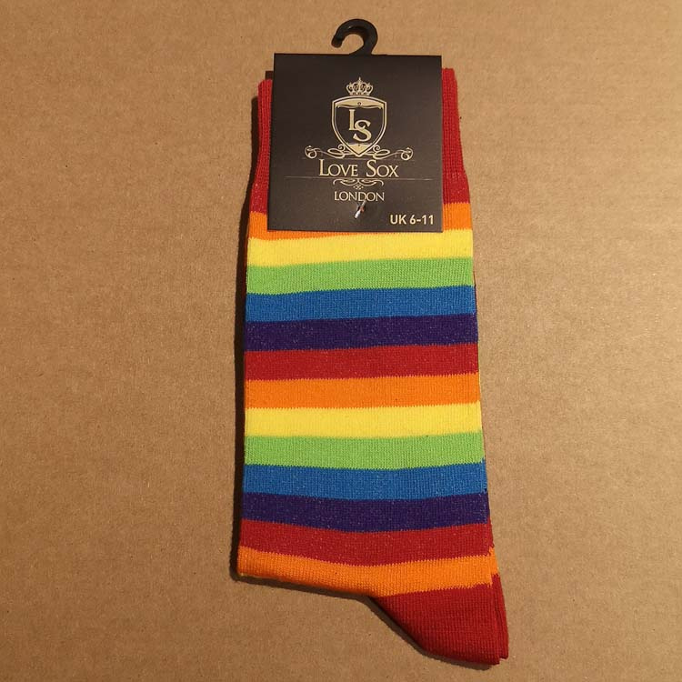 Love Sox | Gestreepte regenboog sokken Love Sox | Gestreepte regenboog sokken