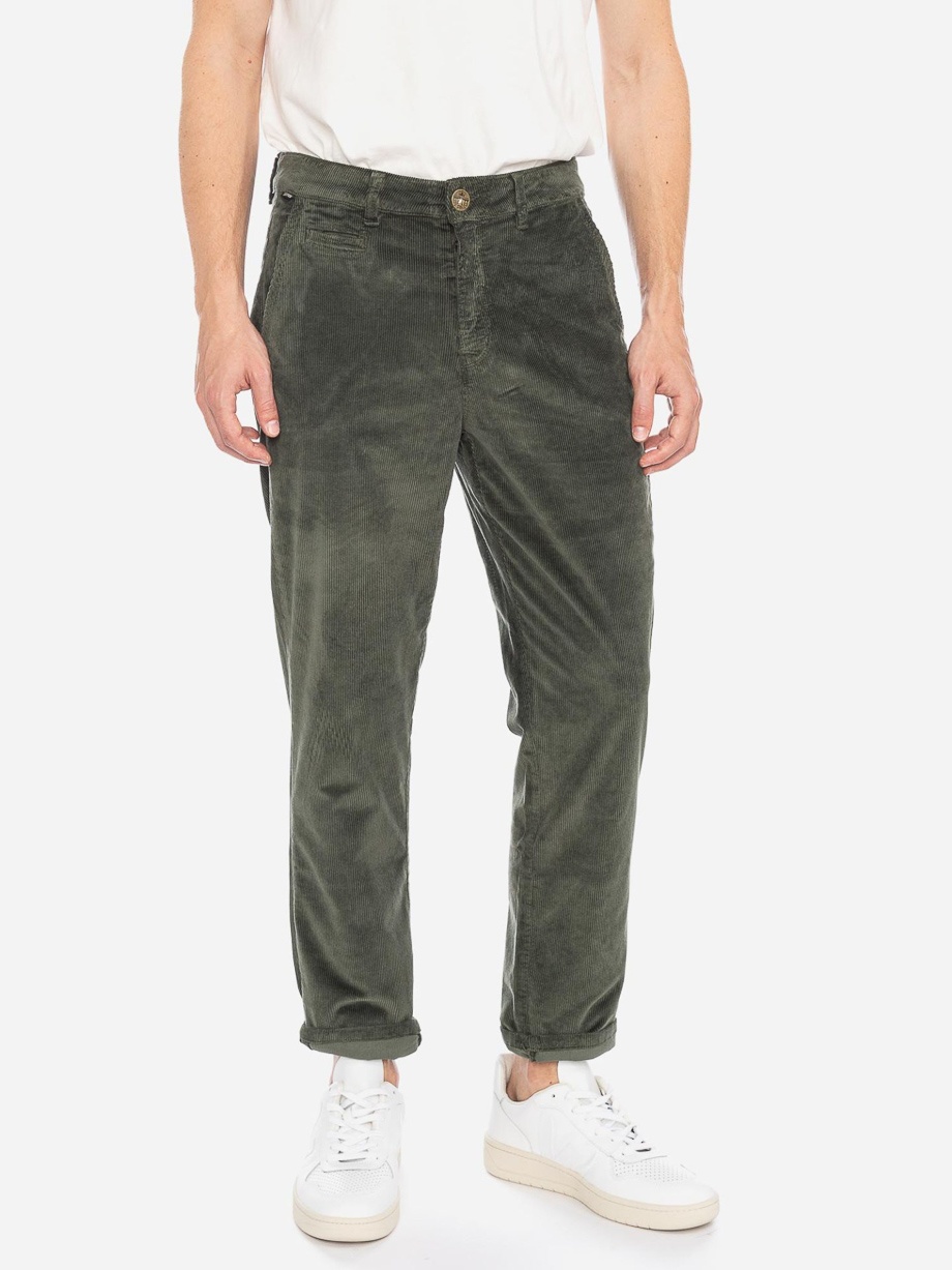ATO Berlin | Ribcord chino broek, Cobra olijfgroen