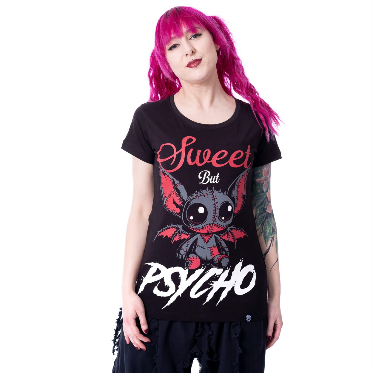 Cupcake Cult | T-shirt Sweet but Psycho Bat Cupcake Cult | T-shirt Sweet but Psycho Bat