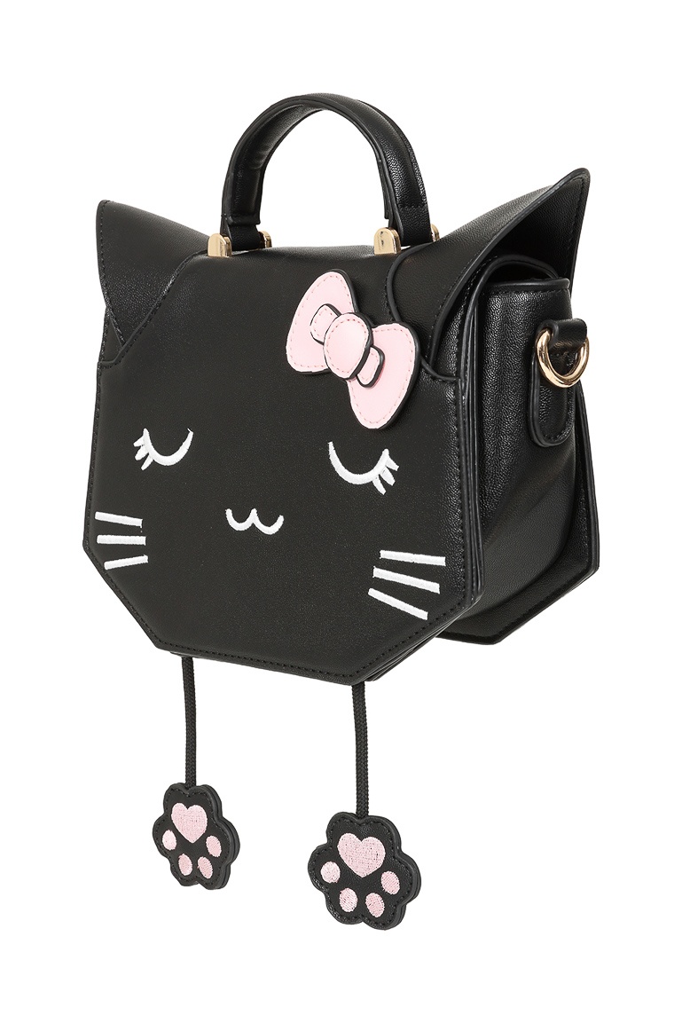 Banned | Handtas Meowgical Dreams met kattenpootjes