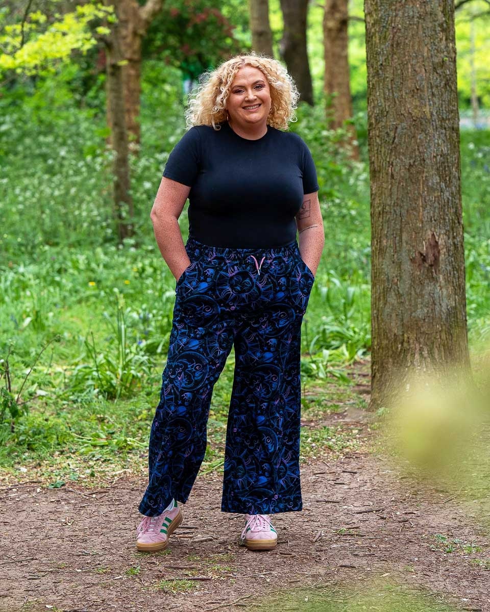 Rebel Romance | Celestial Dreams broek met wijde pijpen