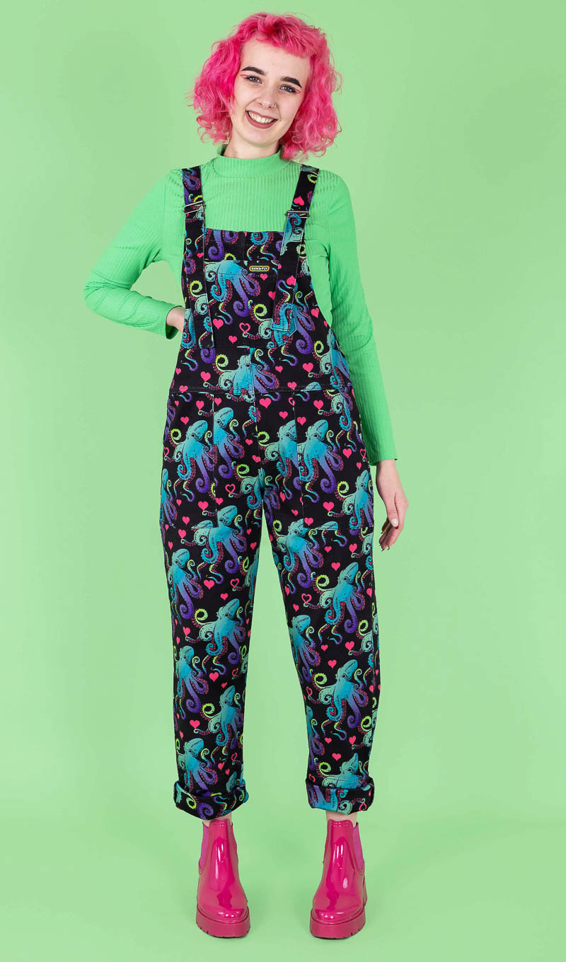 Run & Fly | Tuinbroek, Octopus love, stretch twill