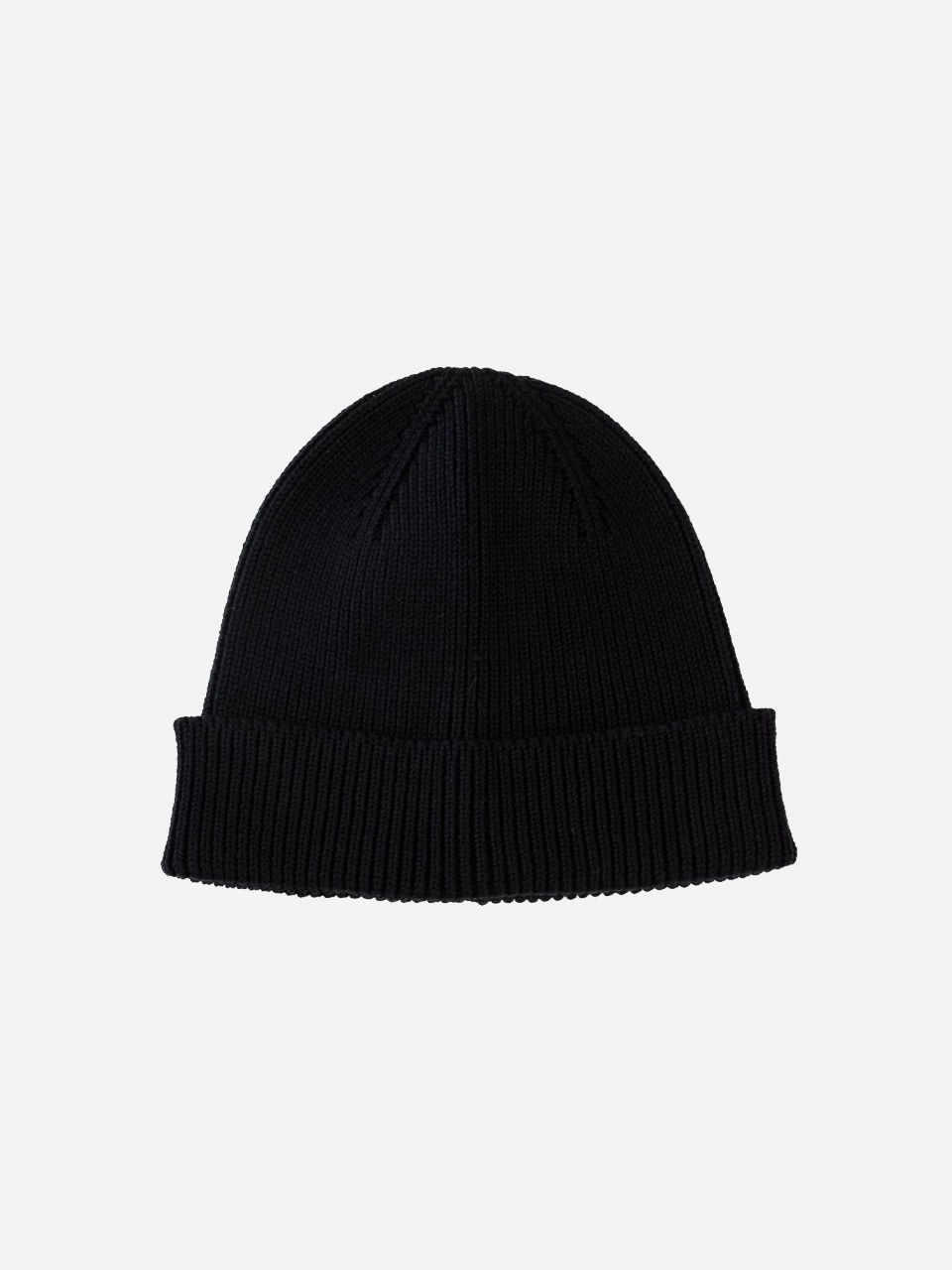 ATO Berlin | Gebreide biokatoen muts Maxim met omslag, zwart