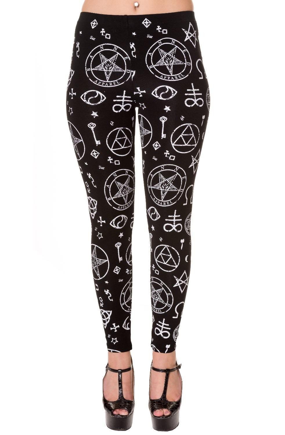Banned | Legging Pentagram wicca print