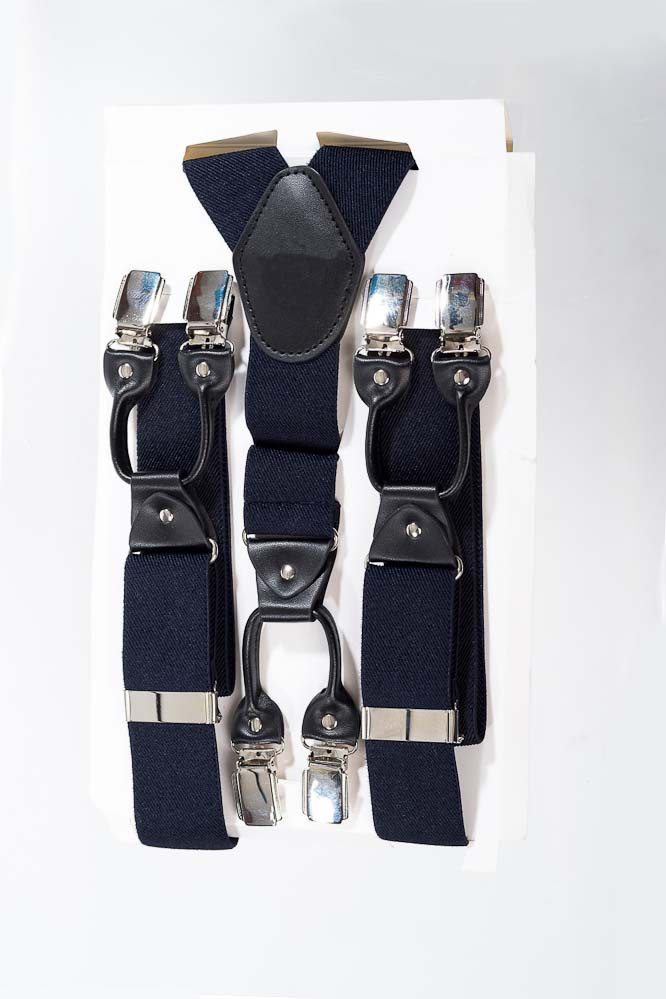 Banned | Bretels Rockabilly jaren 80, navy Banned | Bretels Rockabilly jaren 80, navy
