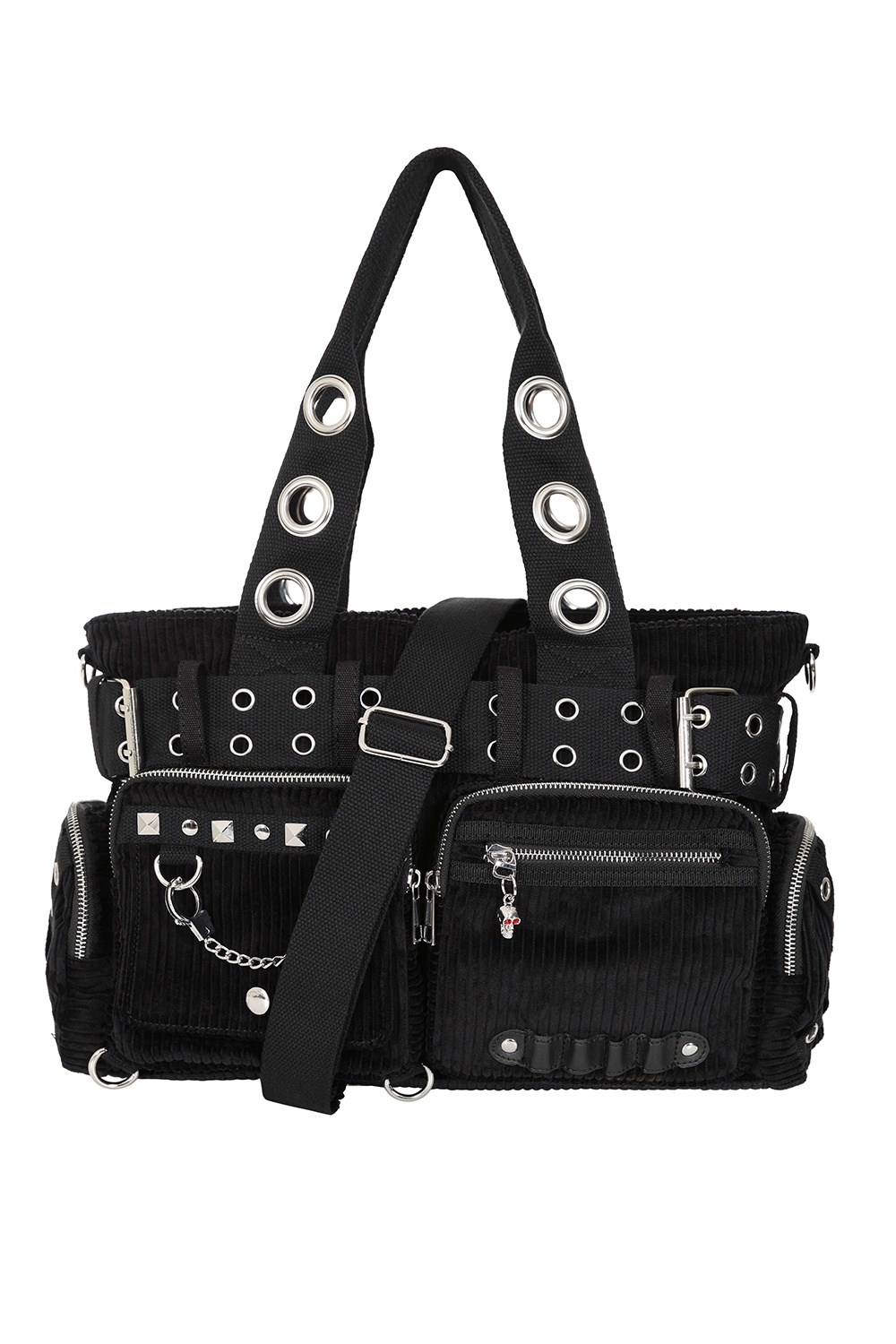 Banned | Handtas Sweet Revenge met Gothic & Punk details