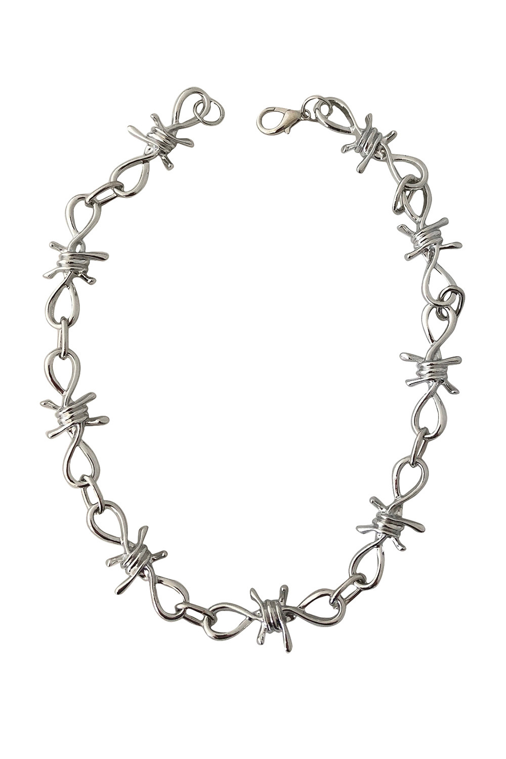 Banned | Goth halsketting Thorn met prikkeldraad ketting Banned | Goth halsketting Thorn met prikkeldraad ketting