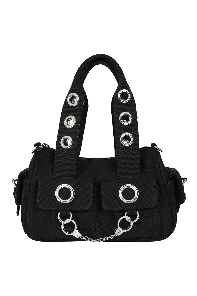 Banned | Mini Handtas Whittaker met ketting en grote O-ringen Banned | Mini Handtas Whittaker met ketting en grote O-ringen