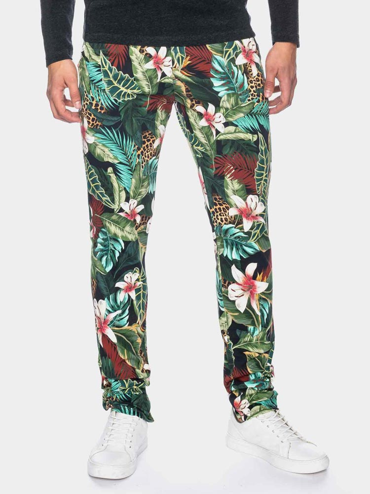 Ato Berlin | pantalon Dino tropische print Ato Berlin | pantalon Dino tropische print