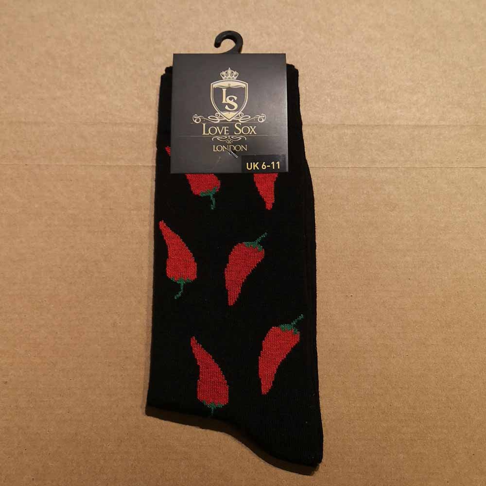 Love Sox | Sokken met pepertjes print