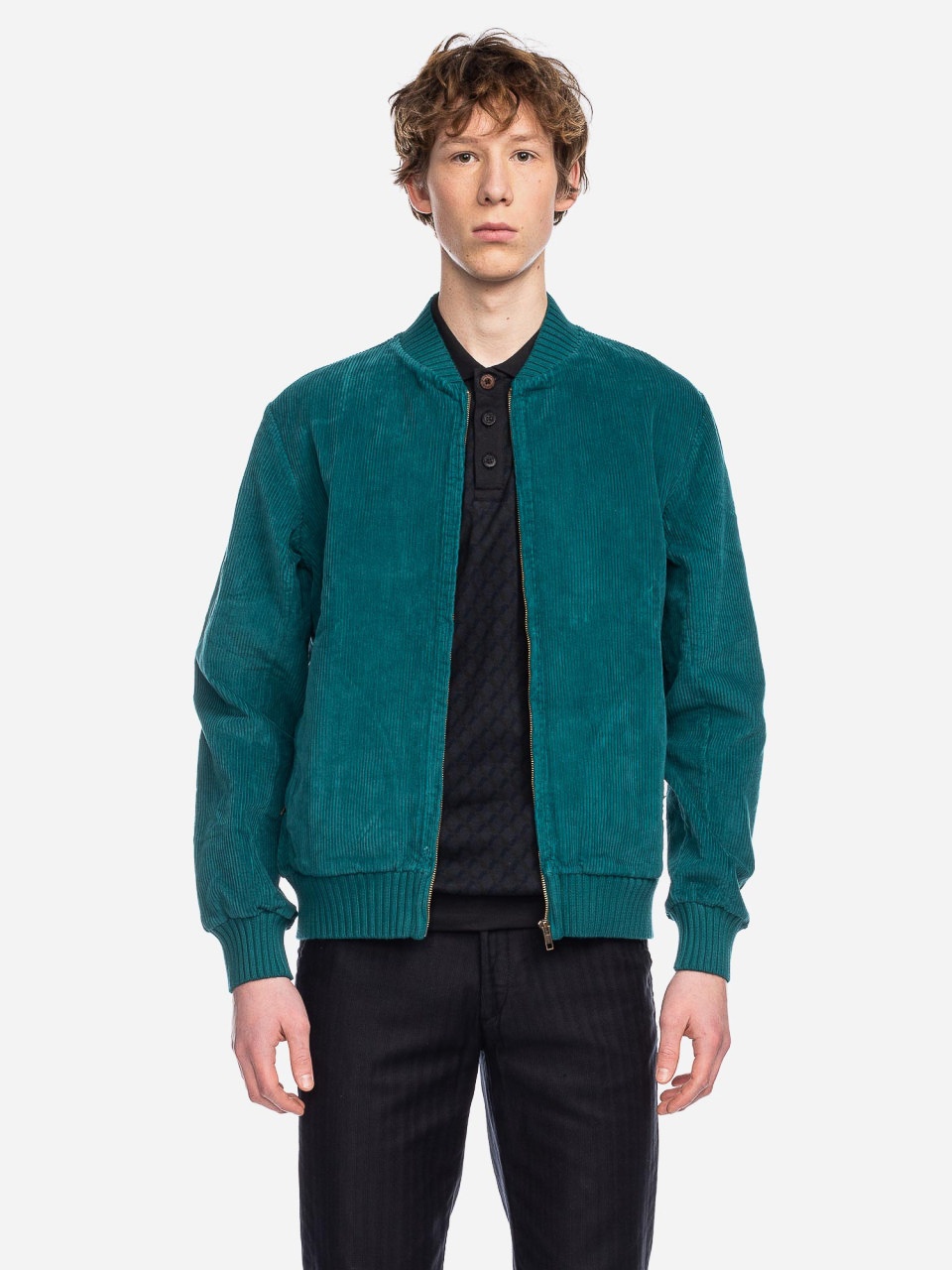 ATO Berlin | Retro Jas Pelle Turquoise ribcord 