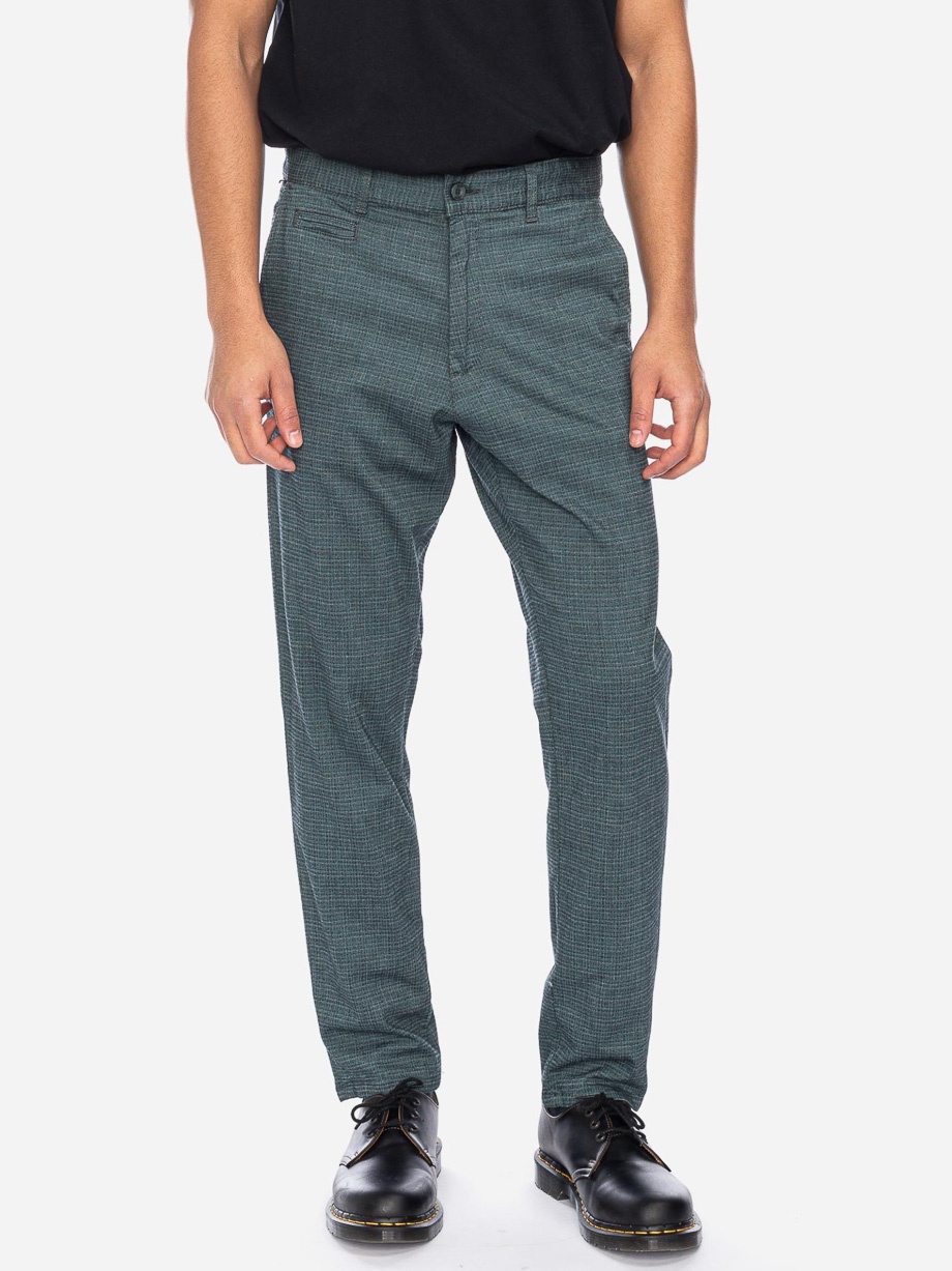ATO Berlin | Pantalon Bull met fijn blauw grijze ruitje