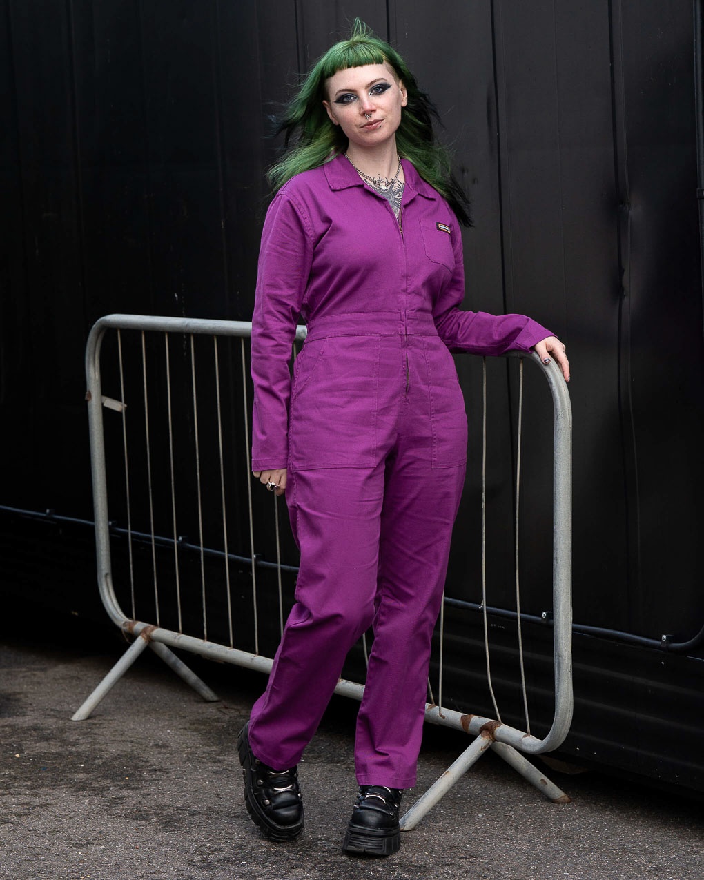 Run & Fly | Boilersuit Charity, paars keperstof