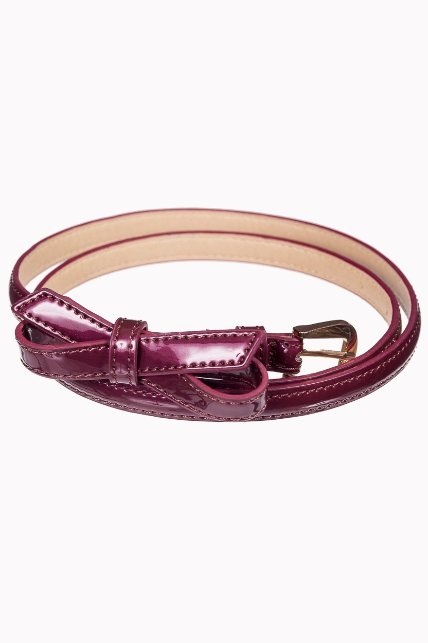 Banned | Riem Gold Rush, magenta met schuif-strik