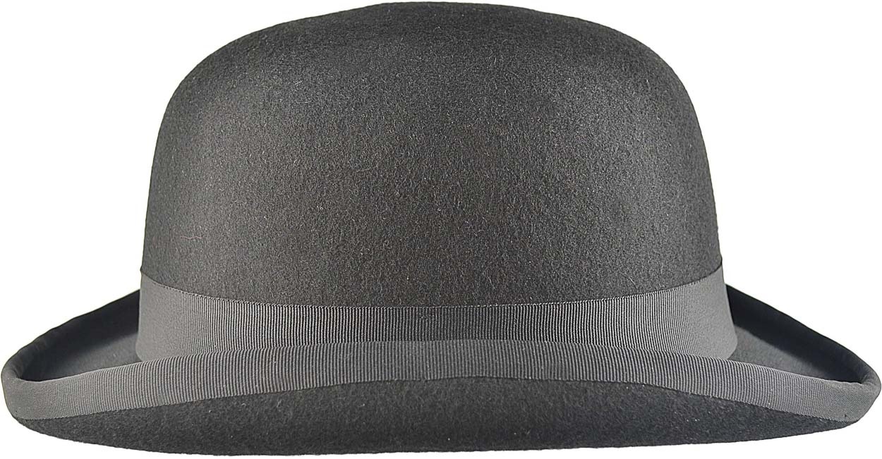 Major wear | Bolhoed, zwarte klassieke bowler 