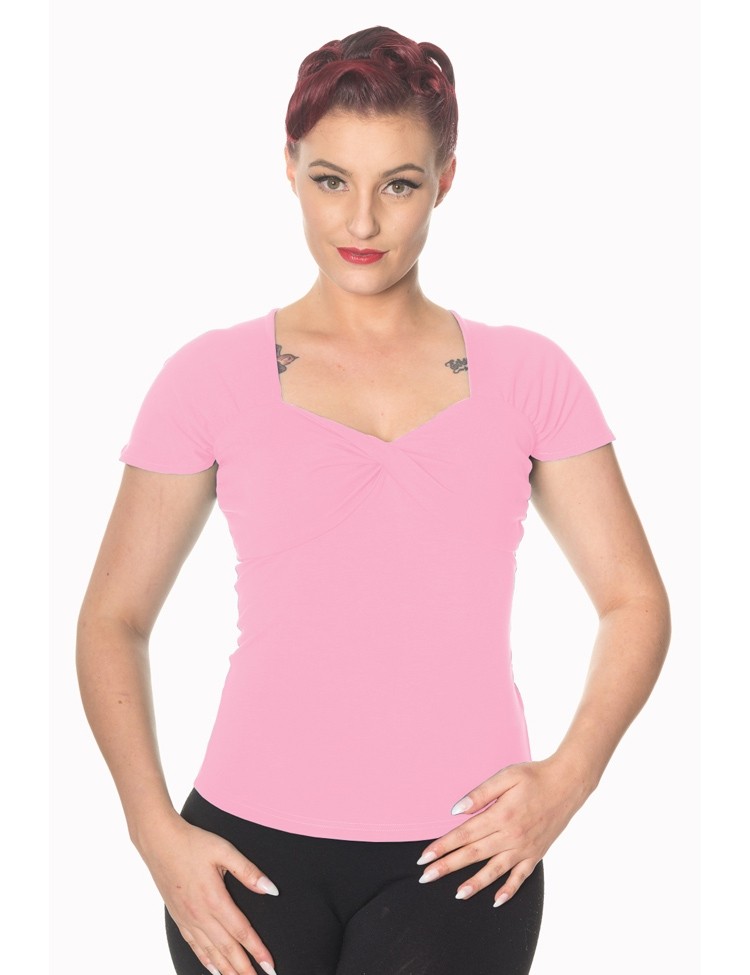 Top She Who Dares Roze Top She Who Dares Roze