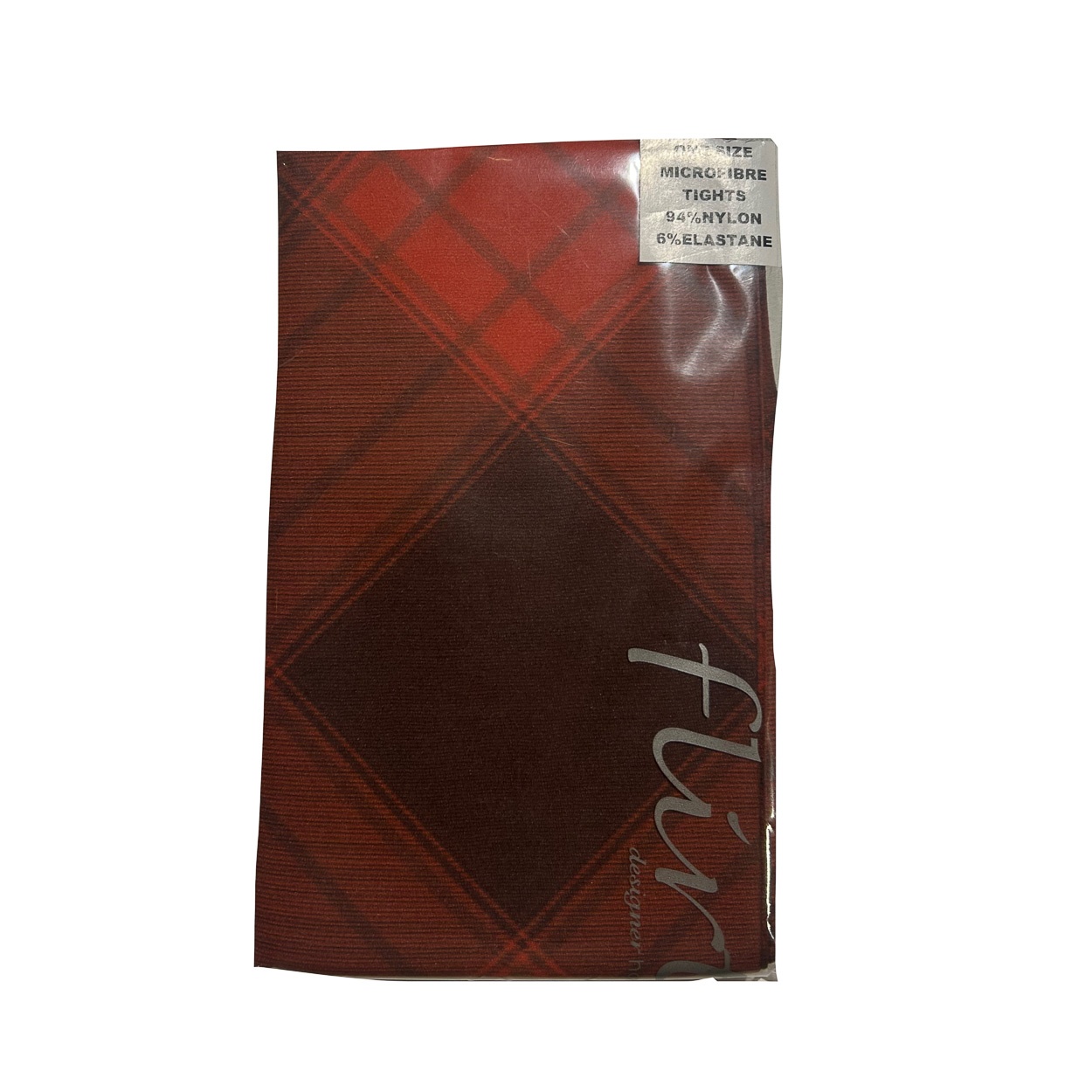 Flirt | Panty rode tartan blokruit