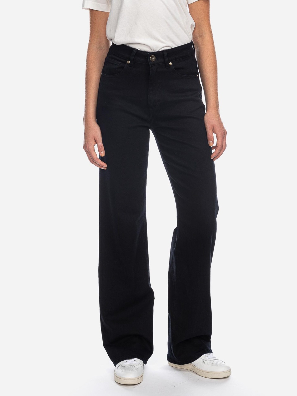 ATO Berlin | Hoge taille jeans Kendal, zwart bio-katoen ATO Berlin | Hoge taille jeans Kendal, zwart bio-katoen