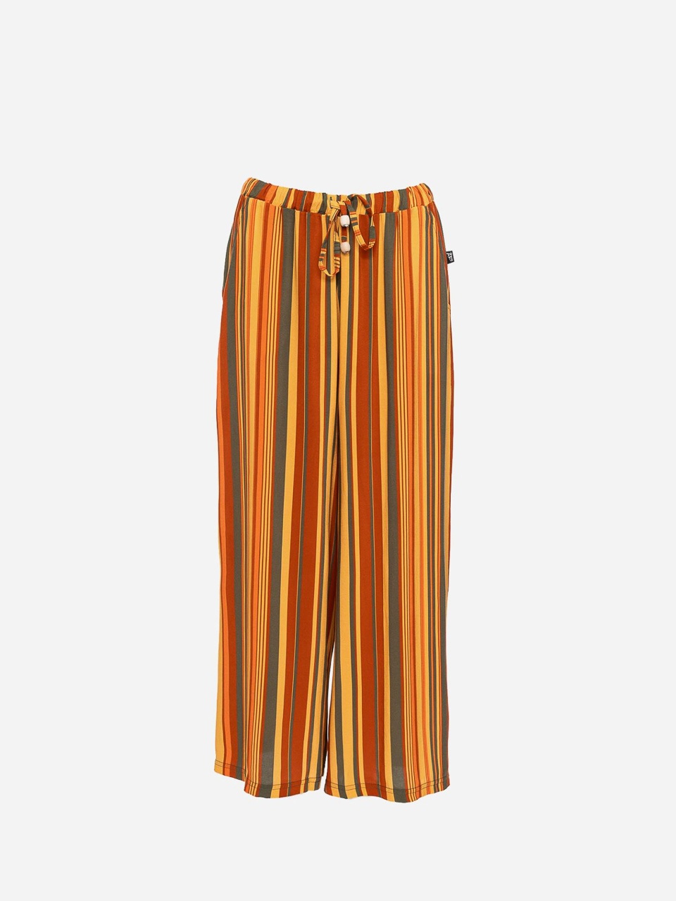 ATO Berlin | Linnea, 7/8 ste broek met geel oranje retro streep 