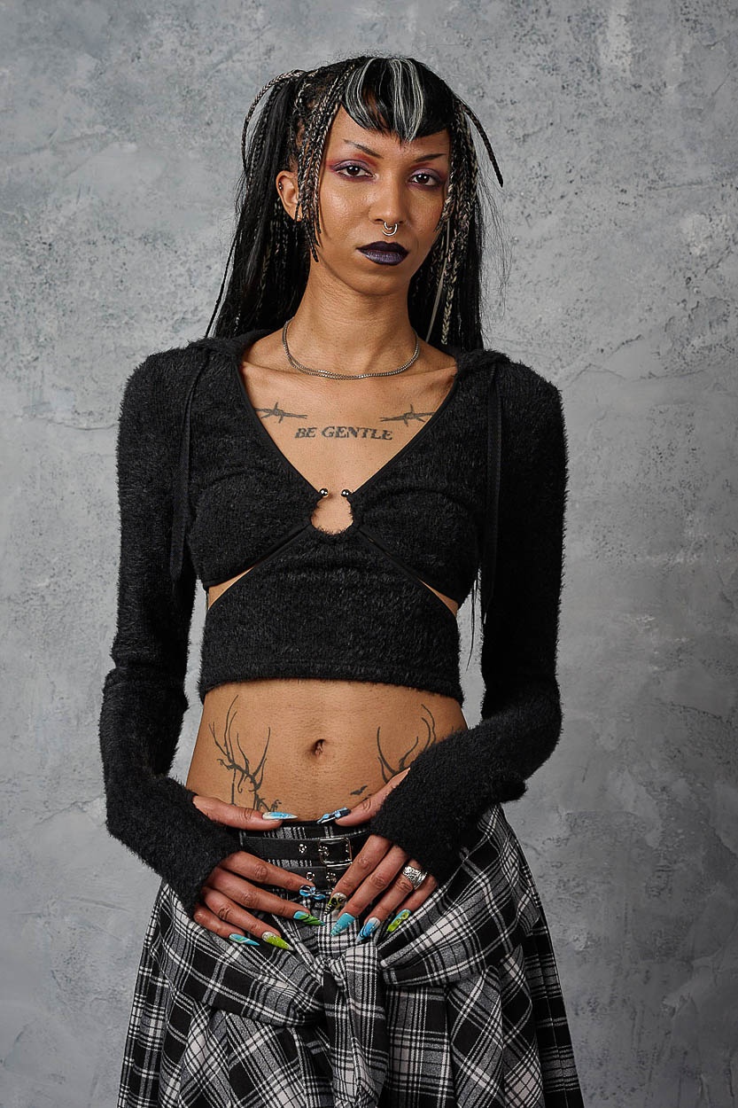 Banned | Gothic top, Black Darkling Orbit