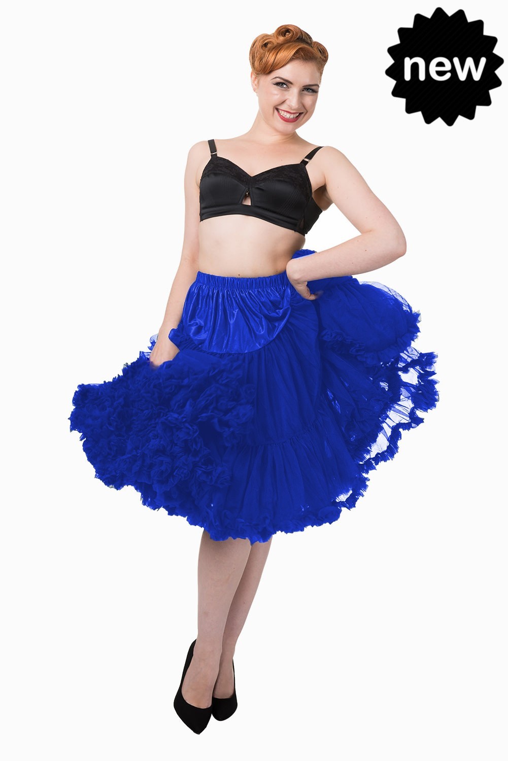 Petticoat Lifeforms Kuitlang met extra volume, royal blue Petticoat Lifeforms Kuitlang met extra volume, royal blue