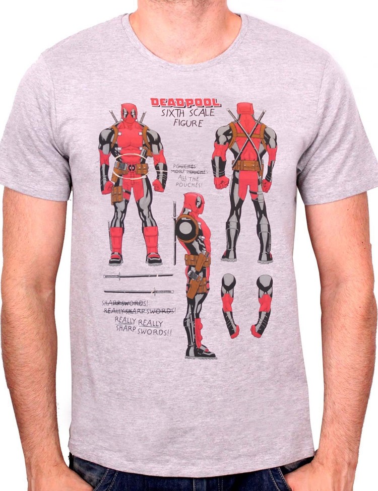 T-shirt Deadpool sixth Scale Figure T-shirt Deadpool sixth Scale Figure