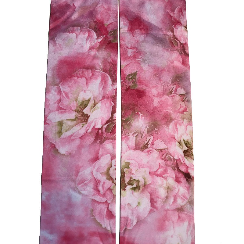 Panty roze pastel bloemen Panty roze pastel bloemen