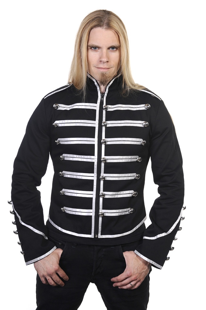 Banned | Drummer Jacket, zwart wit
