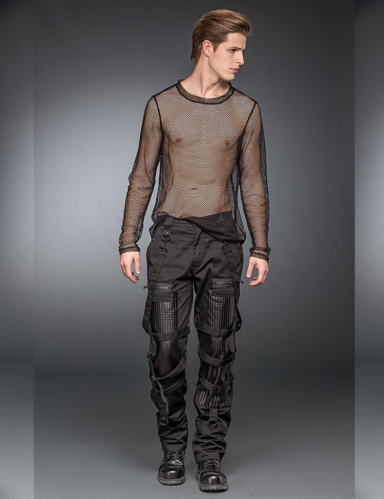 Broek met Applicaties en Gespen Broek met Applicaties en Gespen