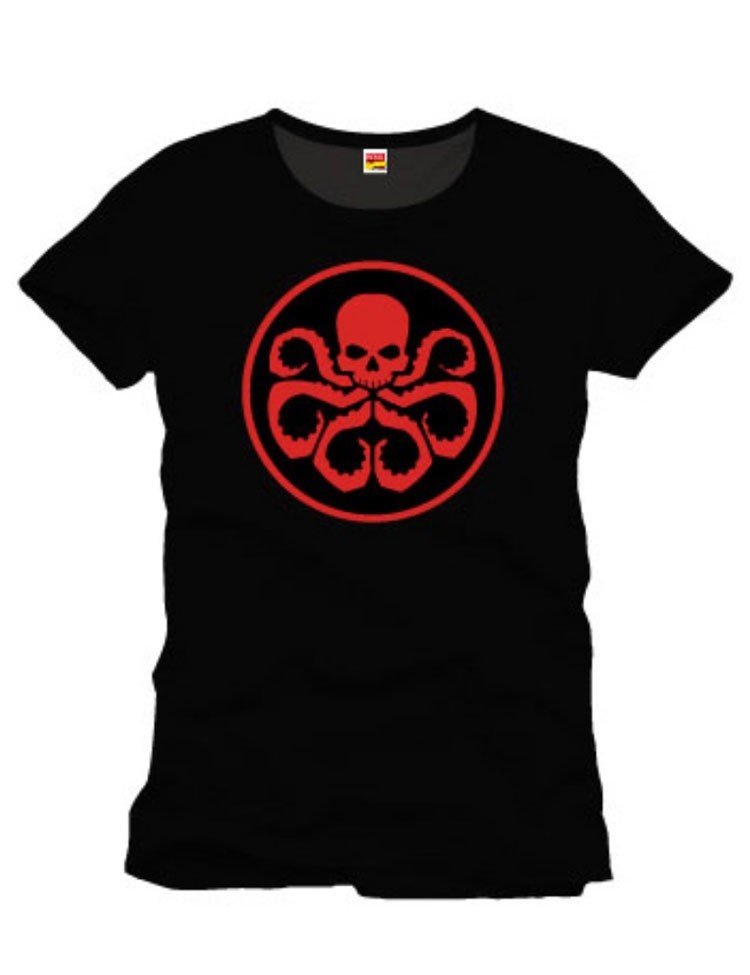 T-shirt Captain America Hydra Logo T-shirt Captain America Hydra Logo