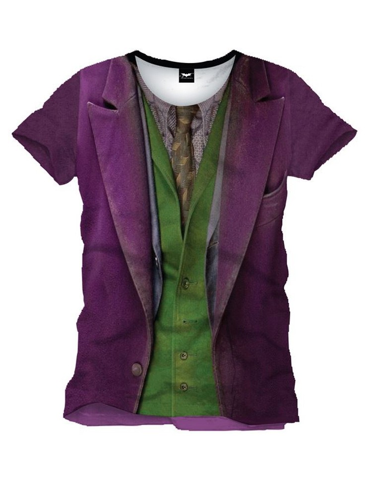 T-shirt Dark Knight Joker Costume T-shirt Dark Knight Joker Costume