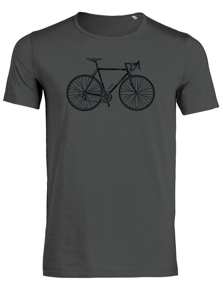 T-shirt Bike Retro Anthracite T-shirt Bike Retro Anthracite