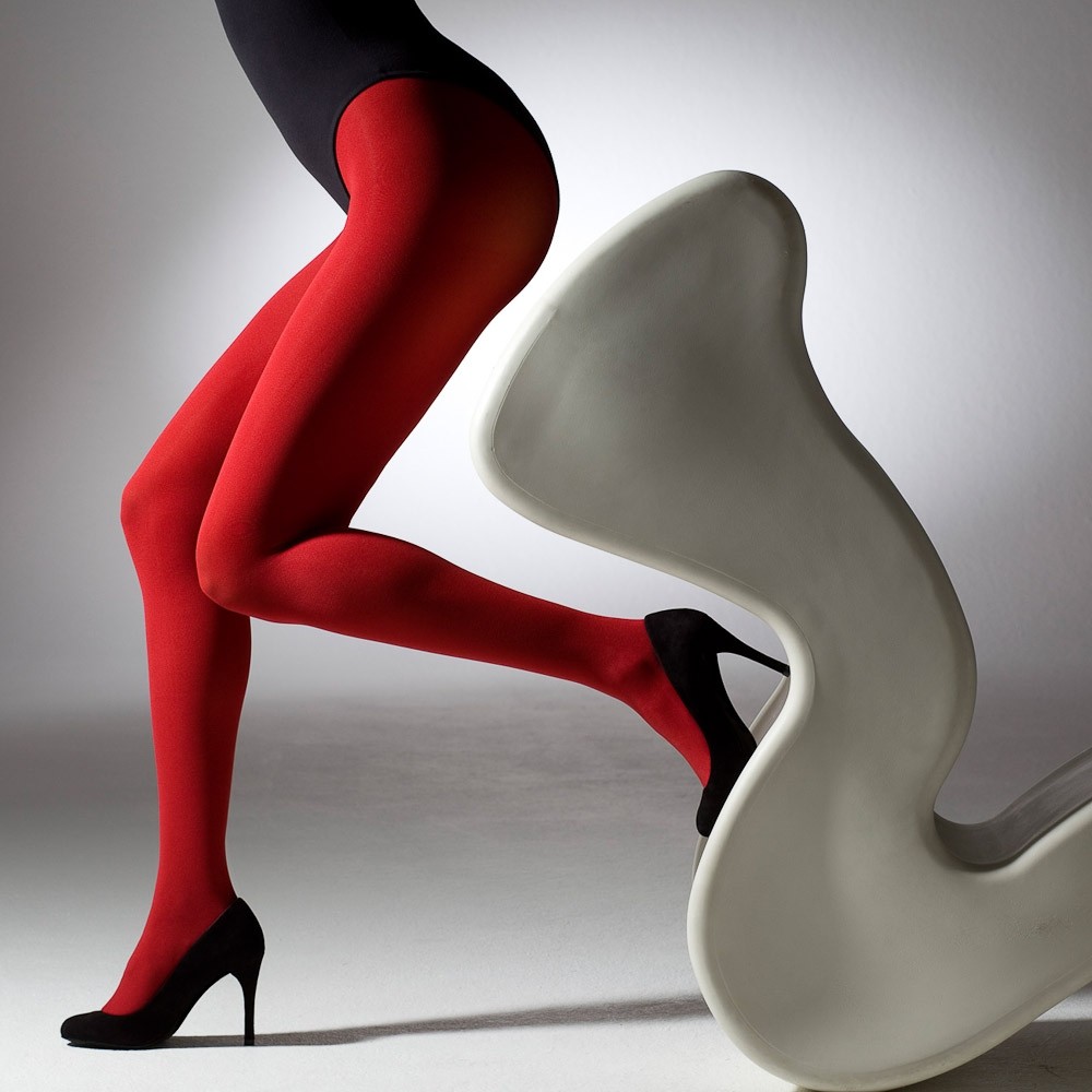 Panty Effen Warm Rood 100 Denier Panty Effen Warm Rood 100 Denier