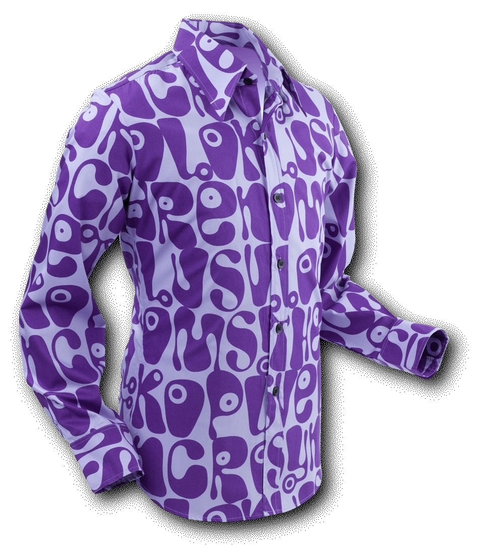 Overhemd Moloko Lilac Overhemd Moloko Lilac
