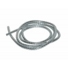 Kabel omhulsel chroom 6mm 1,5m lang