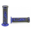 Handvaten vlam blauw / zwart