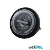 LED koplamp met angel eye 165mm mat zwart