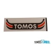 Sticker kentekenplaathouder Tomos classic hoog model
