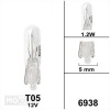 Lamp T05 12V 1.2W