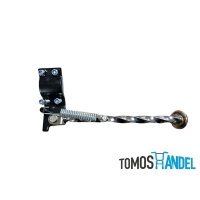 Zijstandaard gedraaid A35 chroom